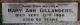 GILLANDERS Mary Ann Dalby Monumental Cemetery Qld